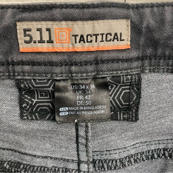 5.11 Tactical Pants - Black/Gray - Size 34 x 34 - Picture 9 of 11